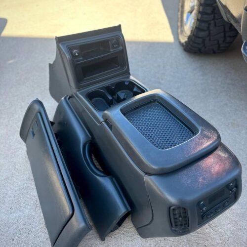 2003-2007 Silverado/Sierra Charcoal Grey Center Console w/ kick panel & glovebox.